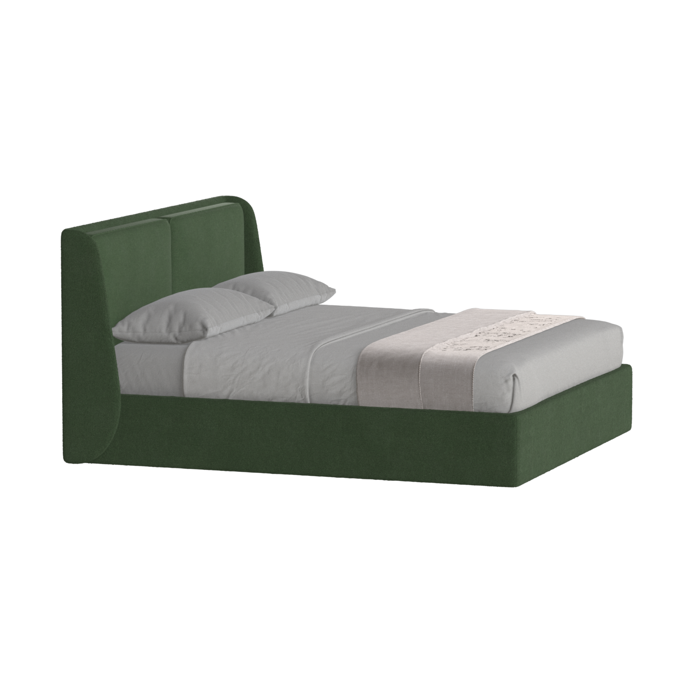 Ruby Upholstered Double Bed in Premium Fabric