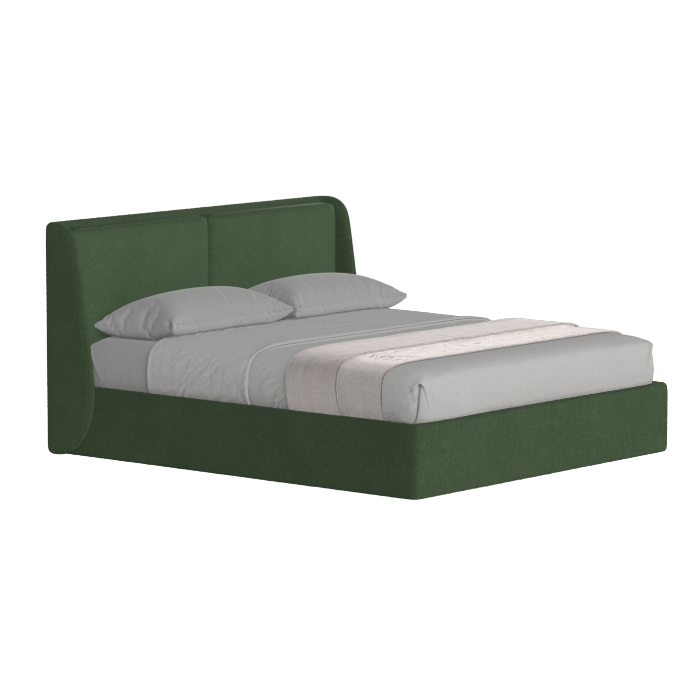 Ruby Upholstered Double Bed in Premium Fabric