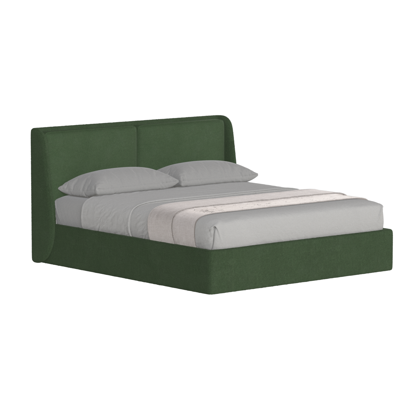 Ruby Upholstered Double Bed in Premium Fabric