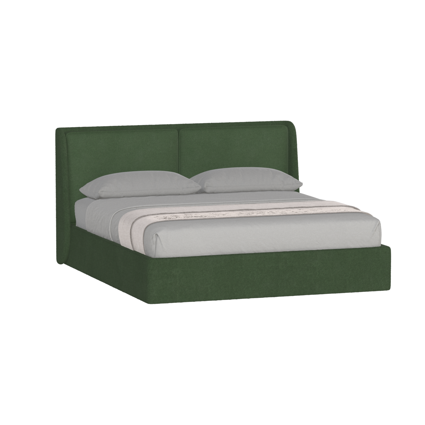 Ruby Upholstered Double Bed in Premium Fabric