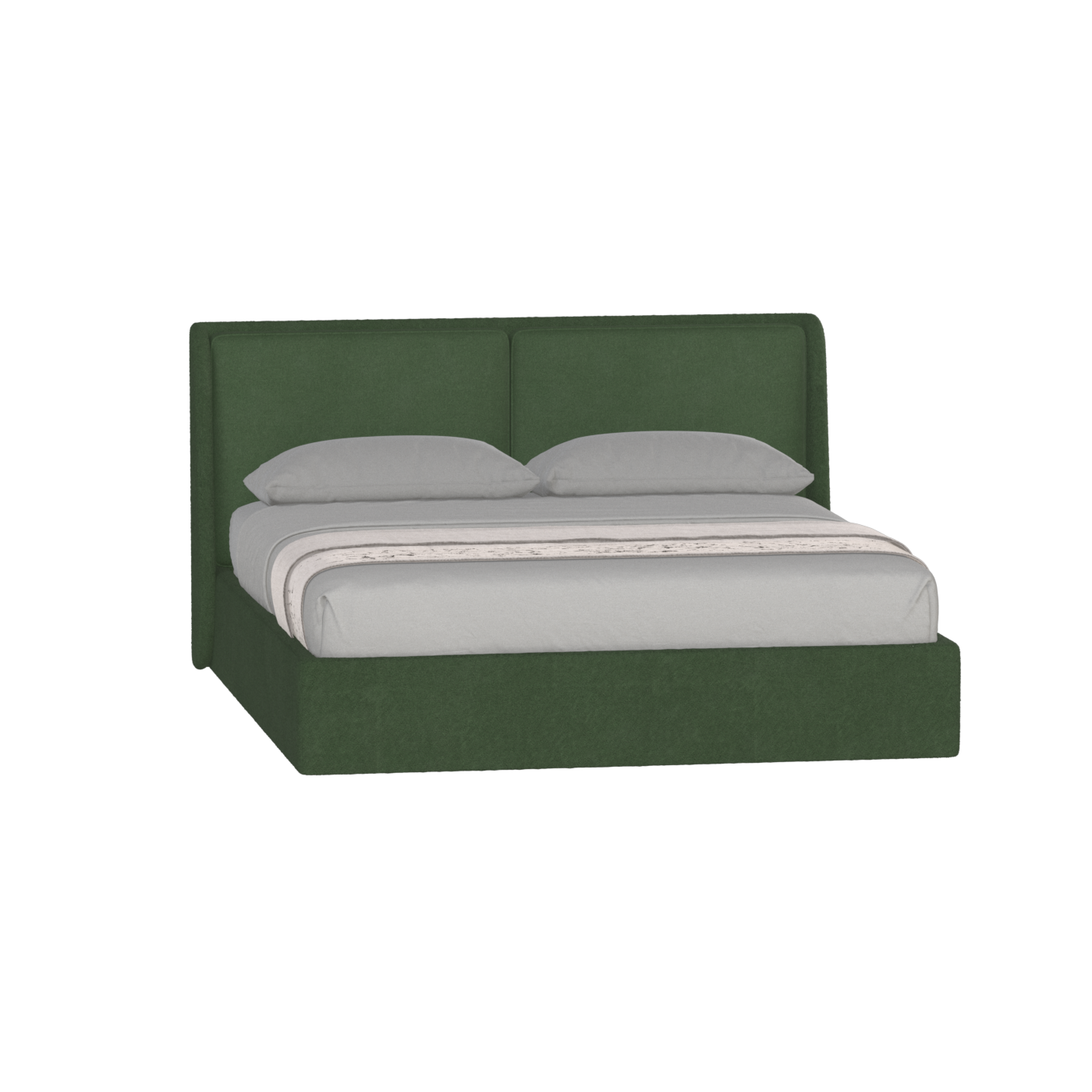 Ruby Upholstered Double Bed in Premium Fabric