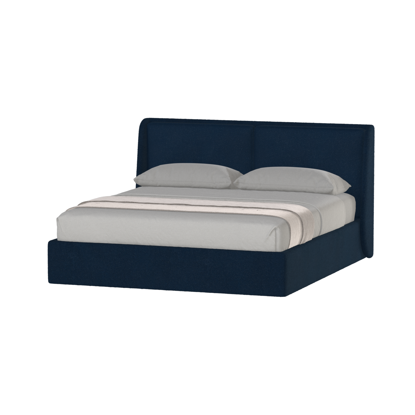 Ruby Upholstered Double Bed in Premium Fabric