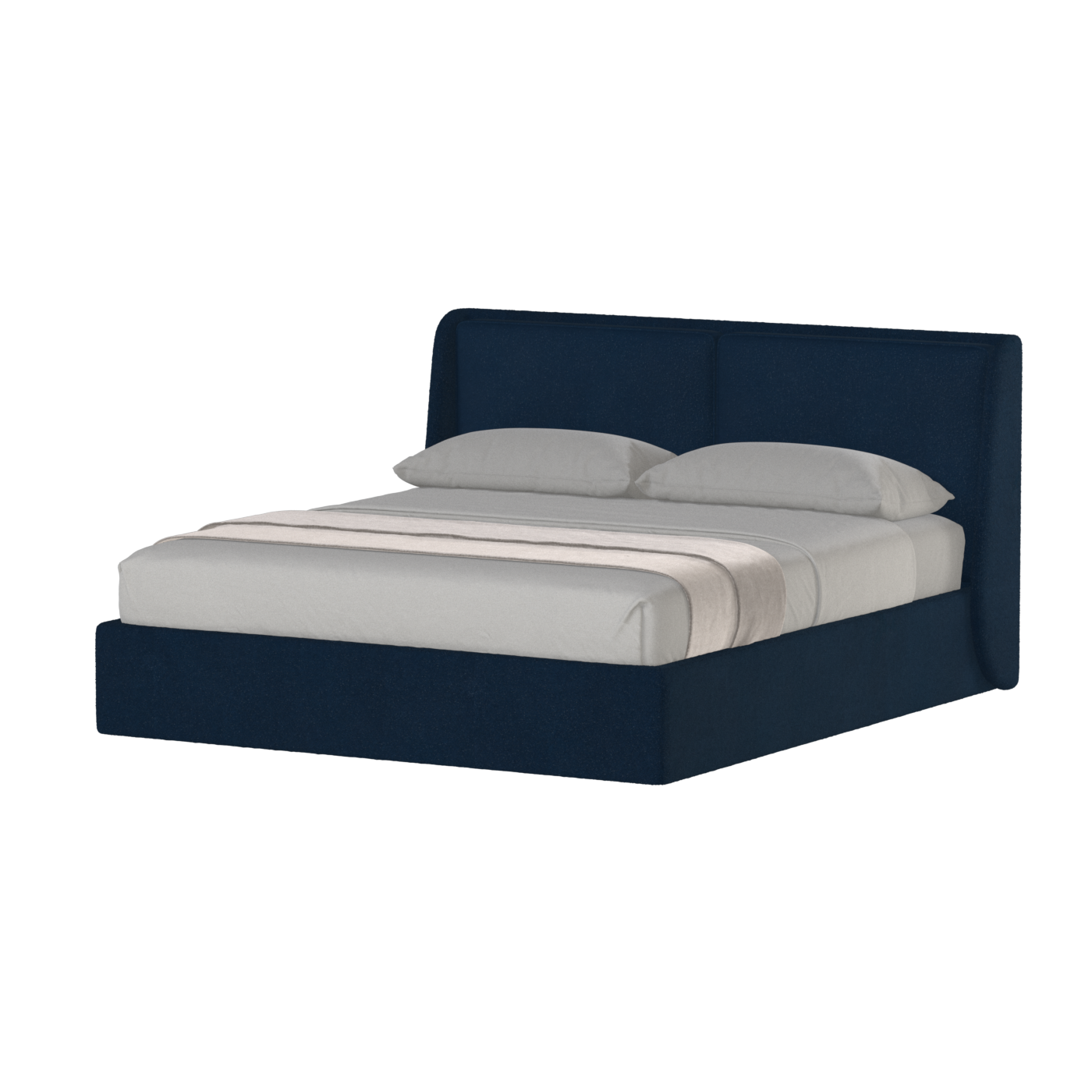 Ruby Upholstered Double Bed in Premium Fabric