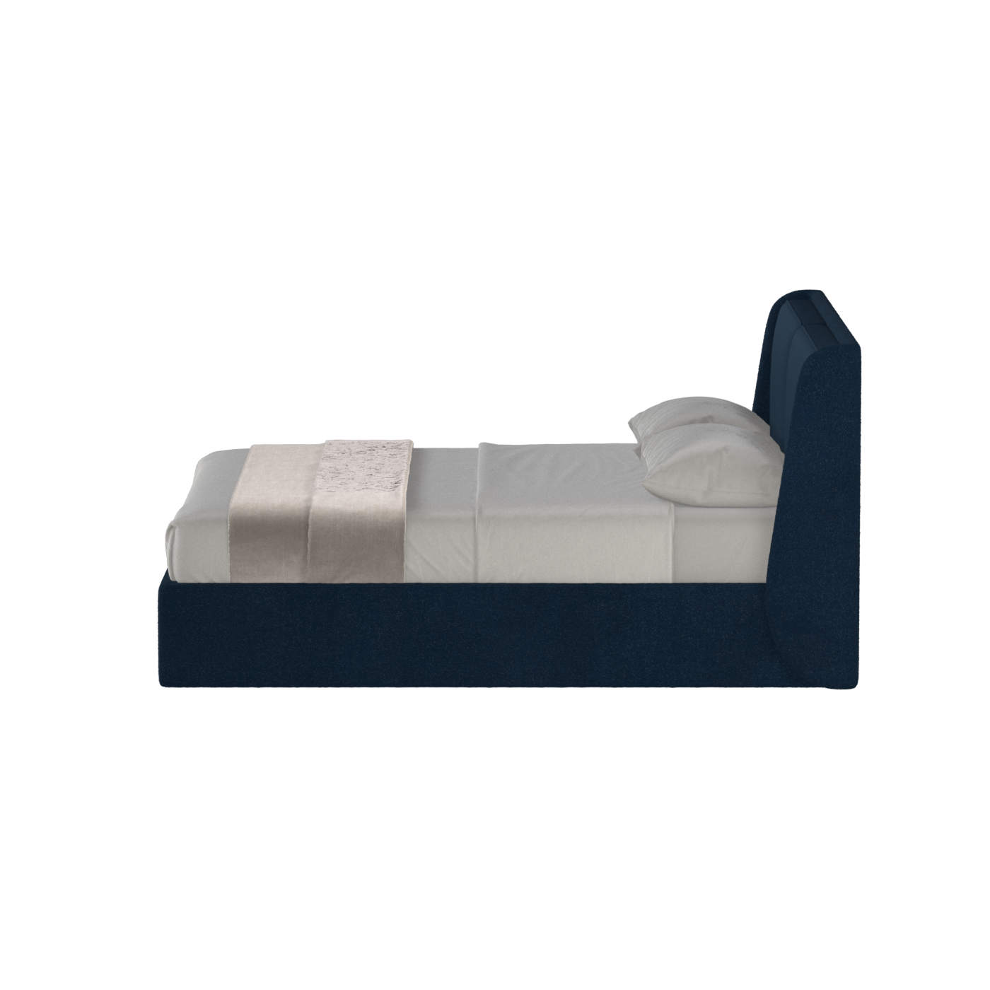 Ruby Upholstered Double Bed in Premium Fabric