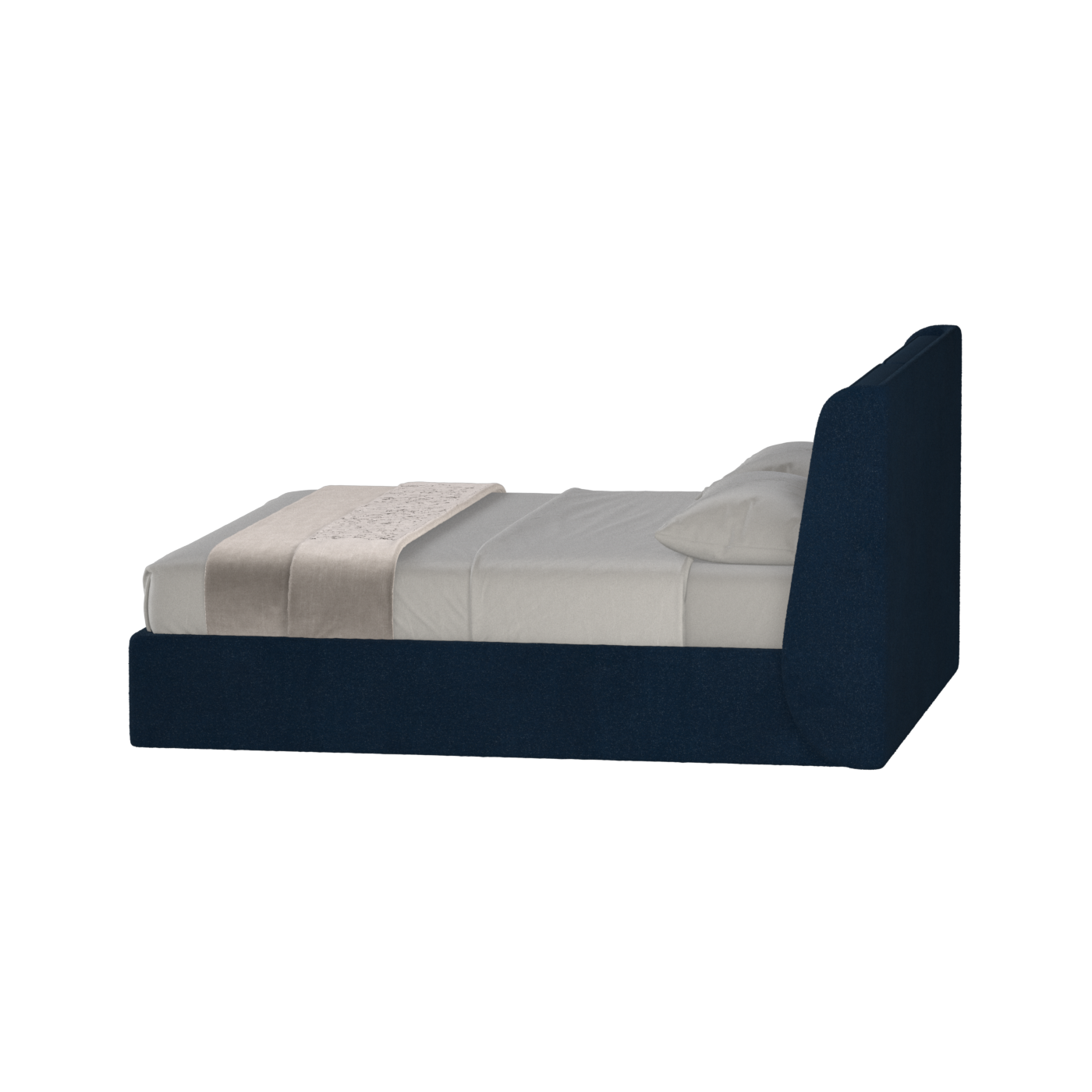 Ruby Upholstered Double Bed in Premium Fabric