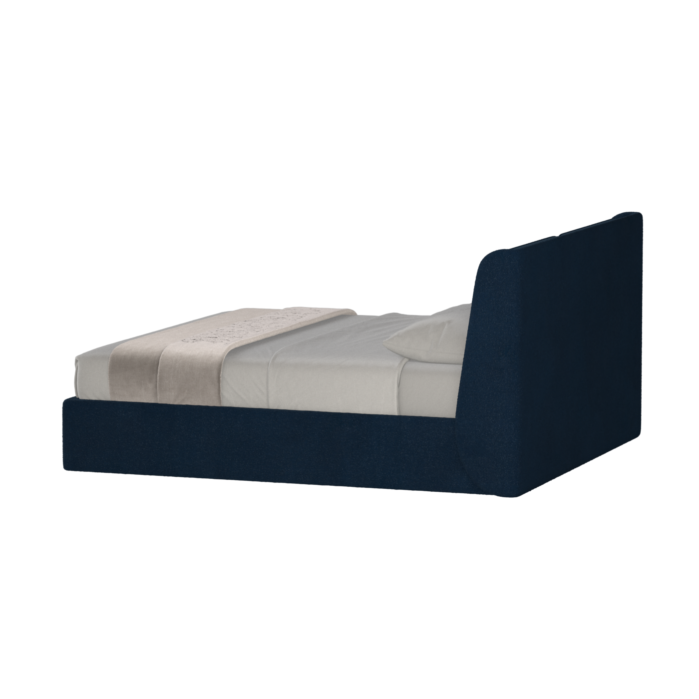 Ruby Upholstered Double Bed in Premium Fabric