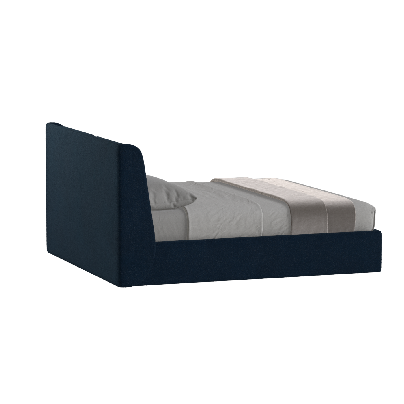 Ruby Upholstered Double Bed in Premium Fabric