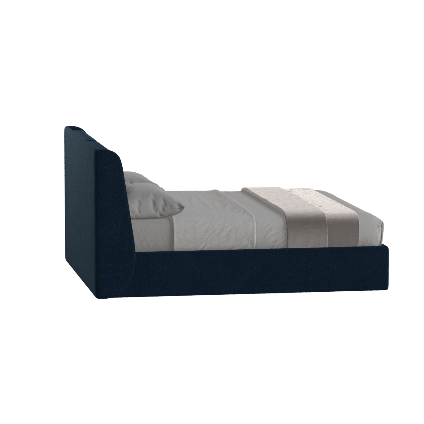 Ruby Upholstered Double Bed in Premium Fabric