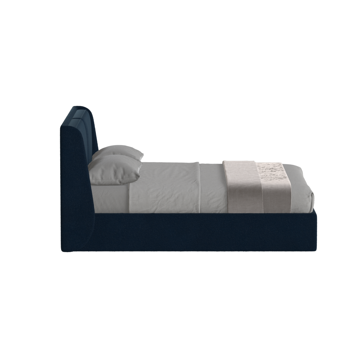 Ruby Upholstered Double Bed in Premium Fabric
