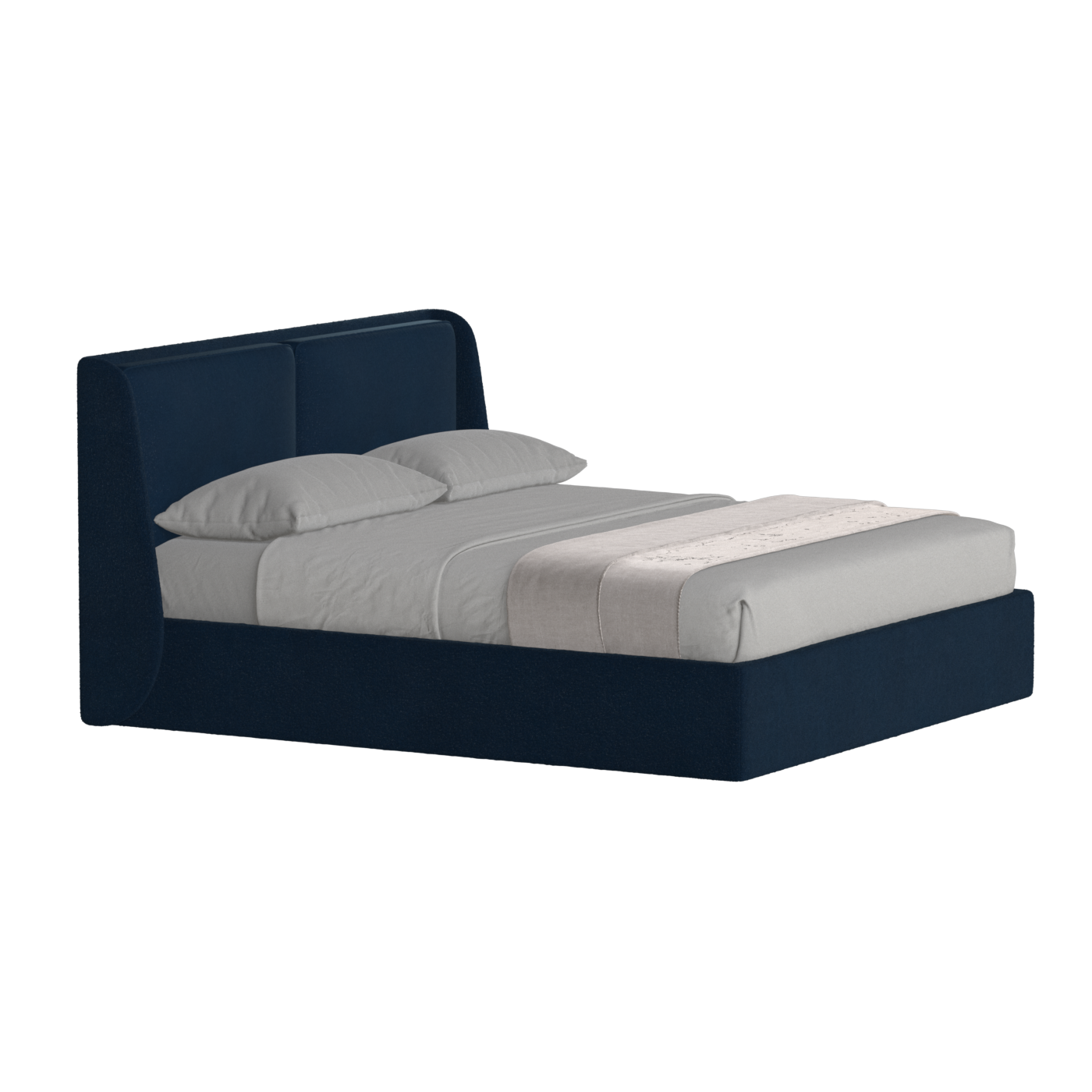 Ruby Upholstered Double Bed in Premium Fabric