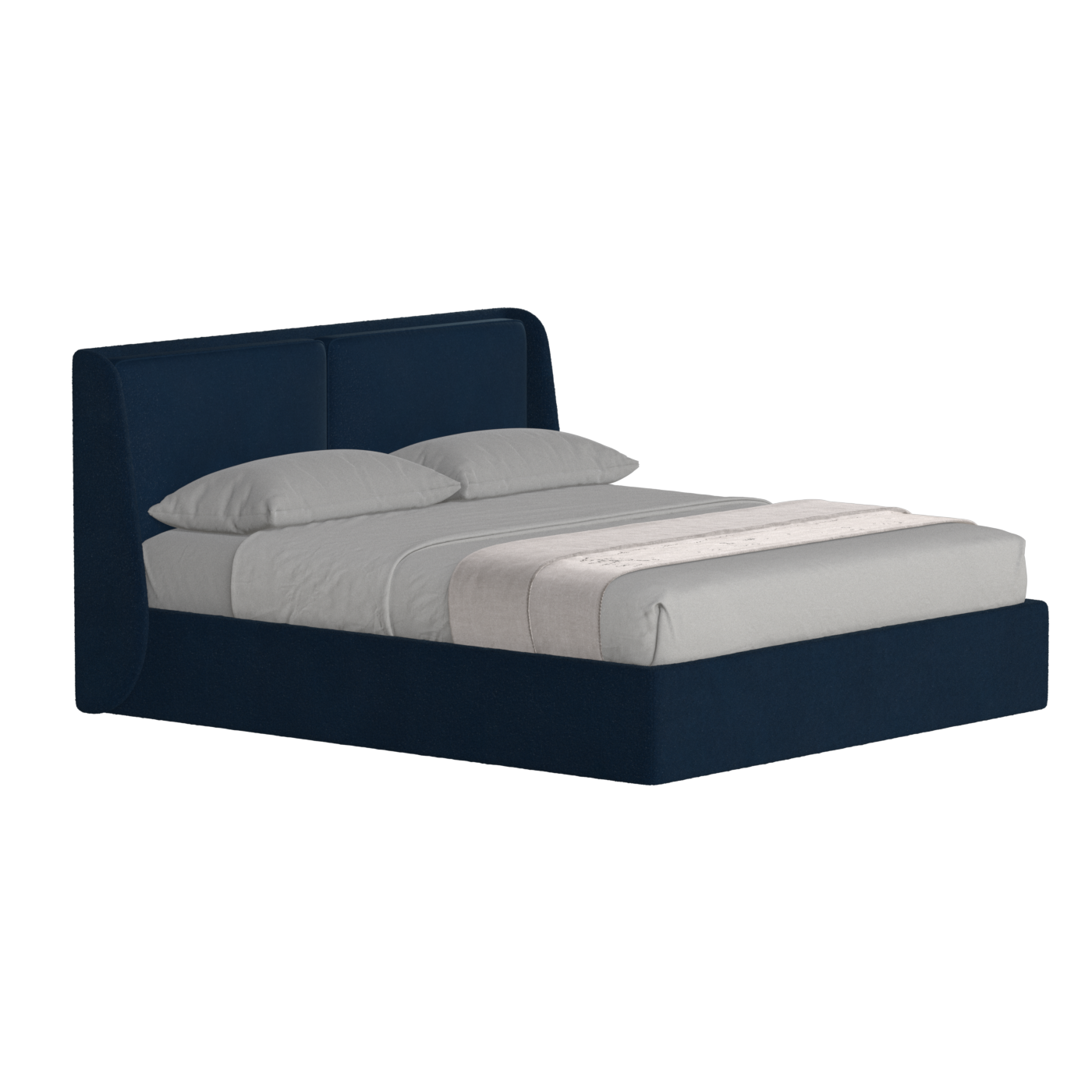Ruby Upholstered Double Bed in Premium Fabric