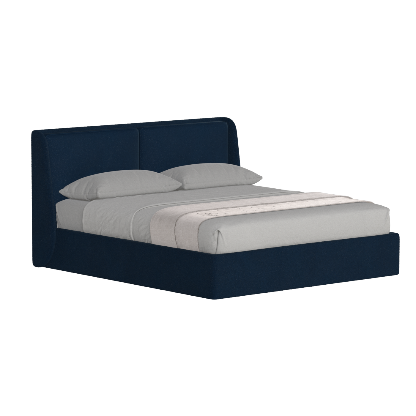 Ruby Upholstered Double Bed in Premium Fabric