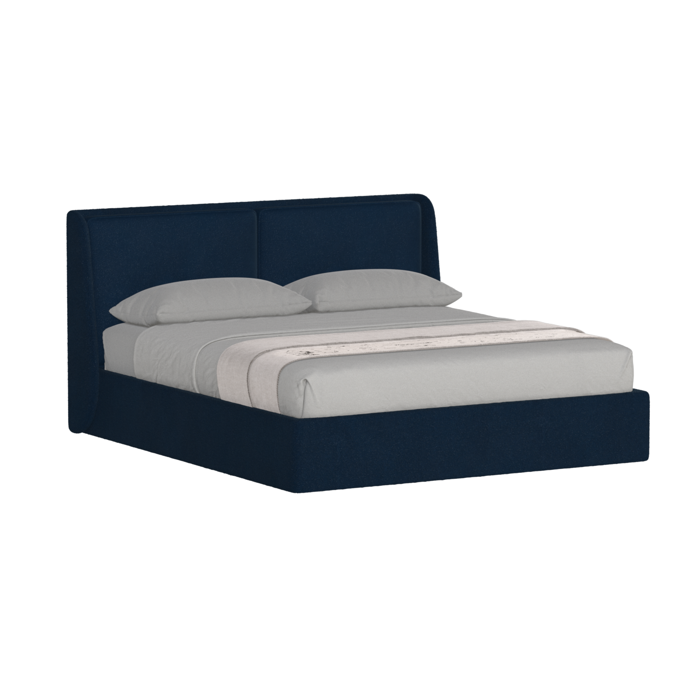 Ruby Upholstered Double Bed in Premium Fabric