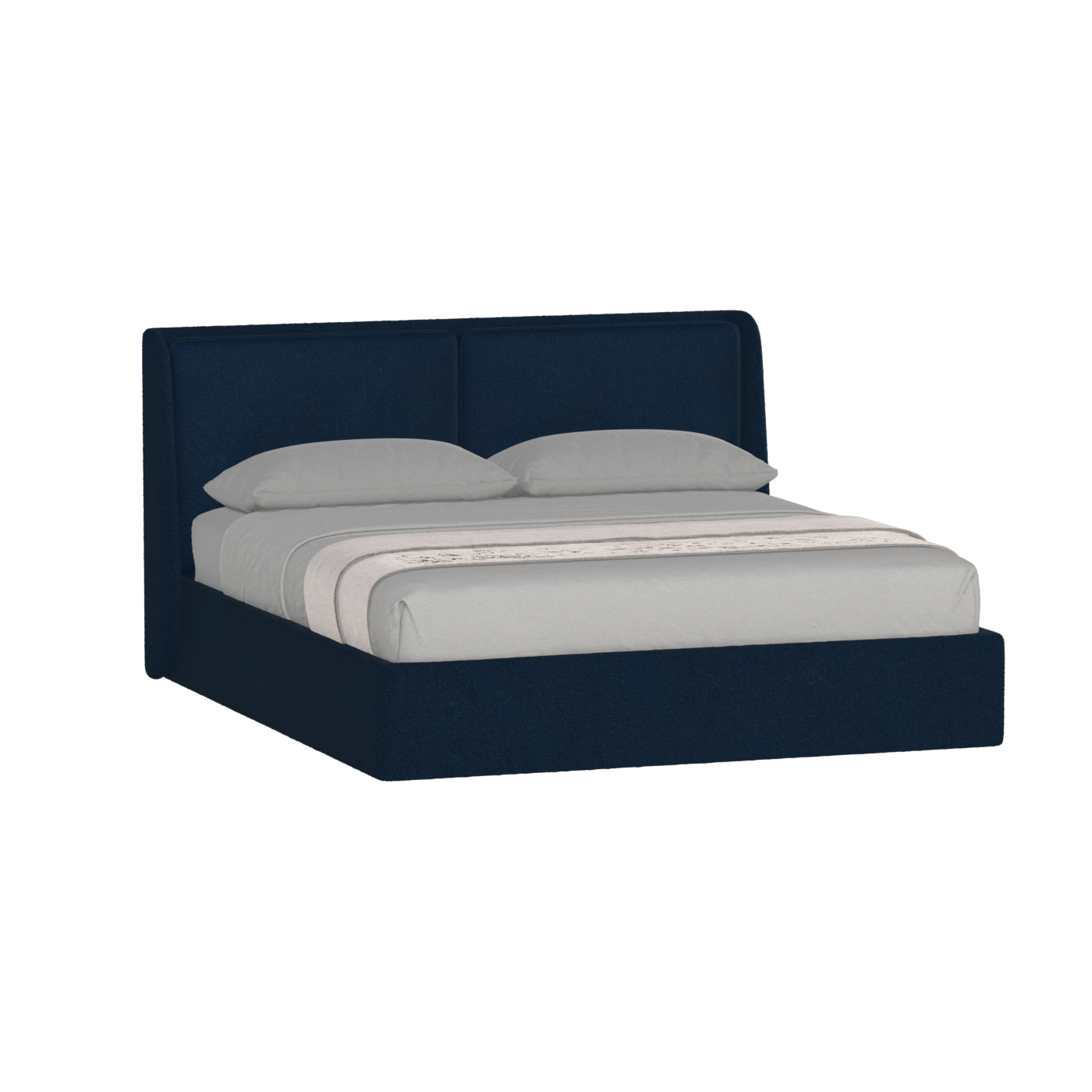 Ruby Upholstered Double Bed in Premium Fabric