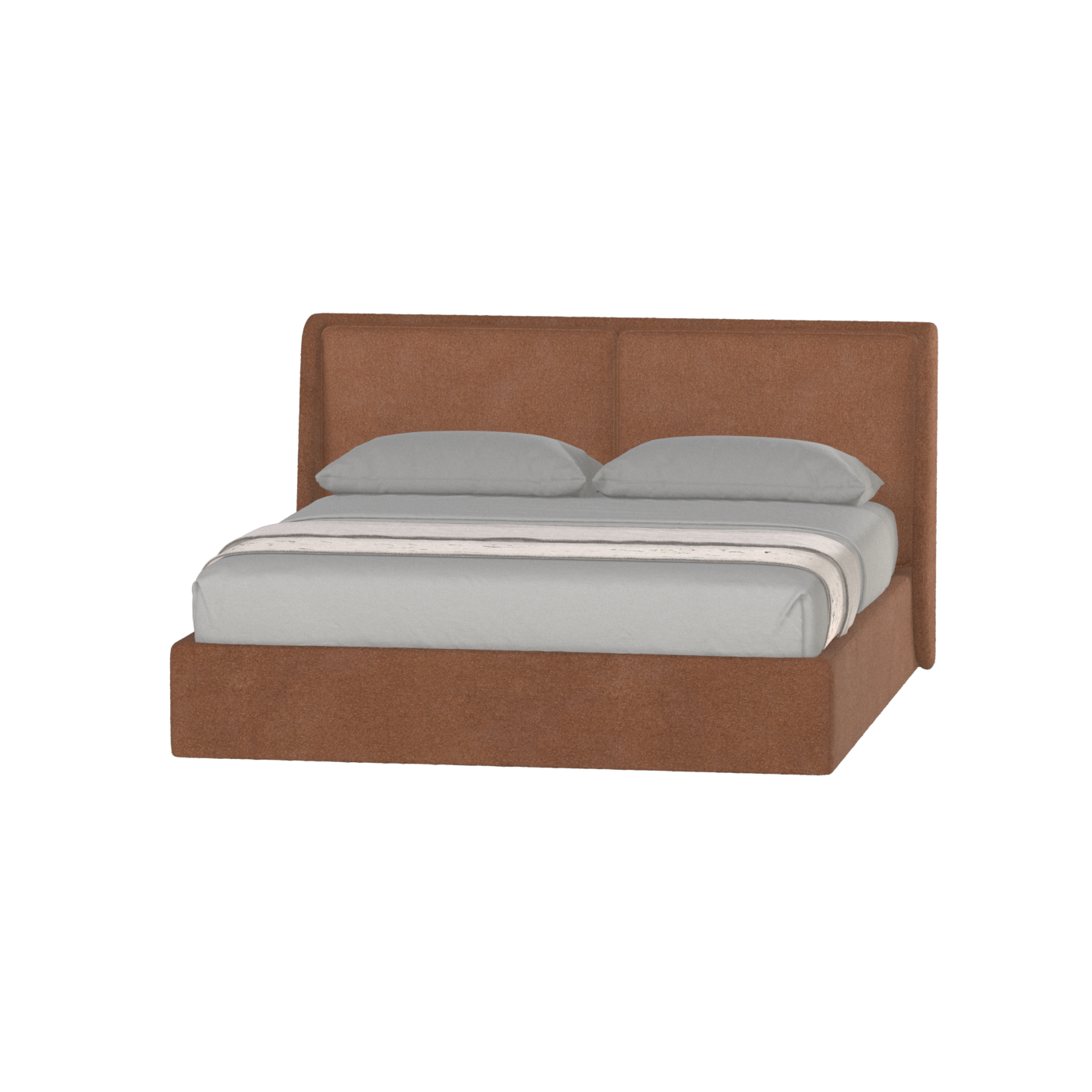 Ruby Upholstered Double Bed in Premium Fabric