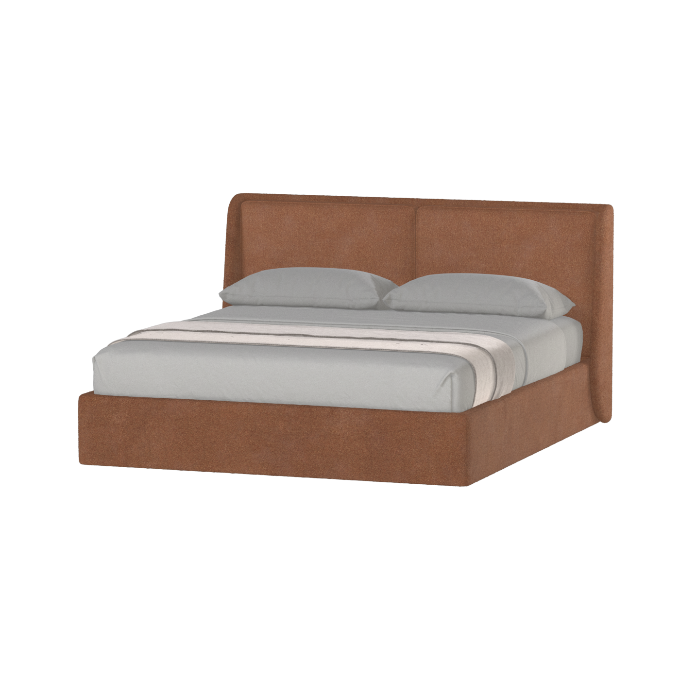 Ruby Upholstered Double Bed in Premium Fabric