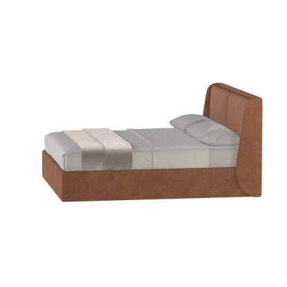 Ruby Upholstered Double Bed in Premium Fabric