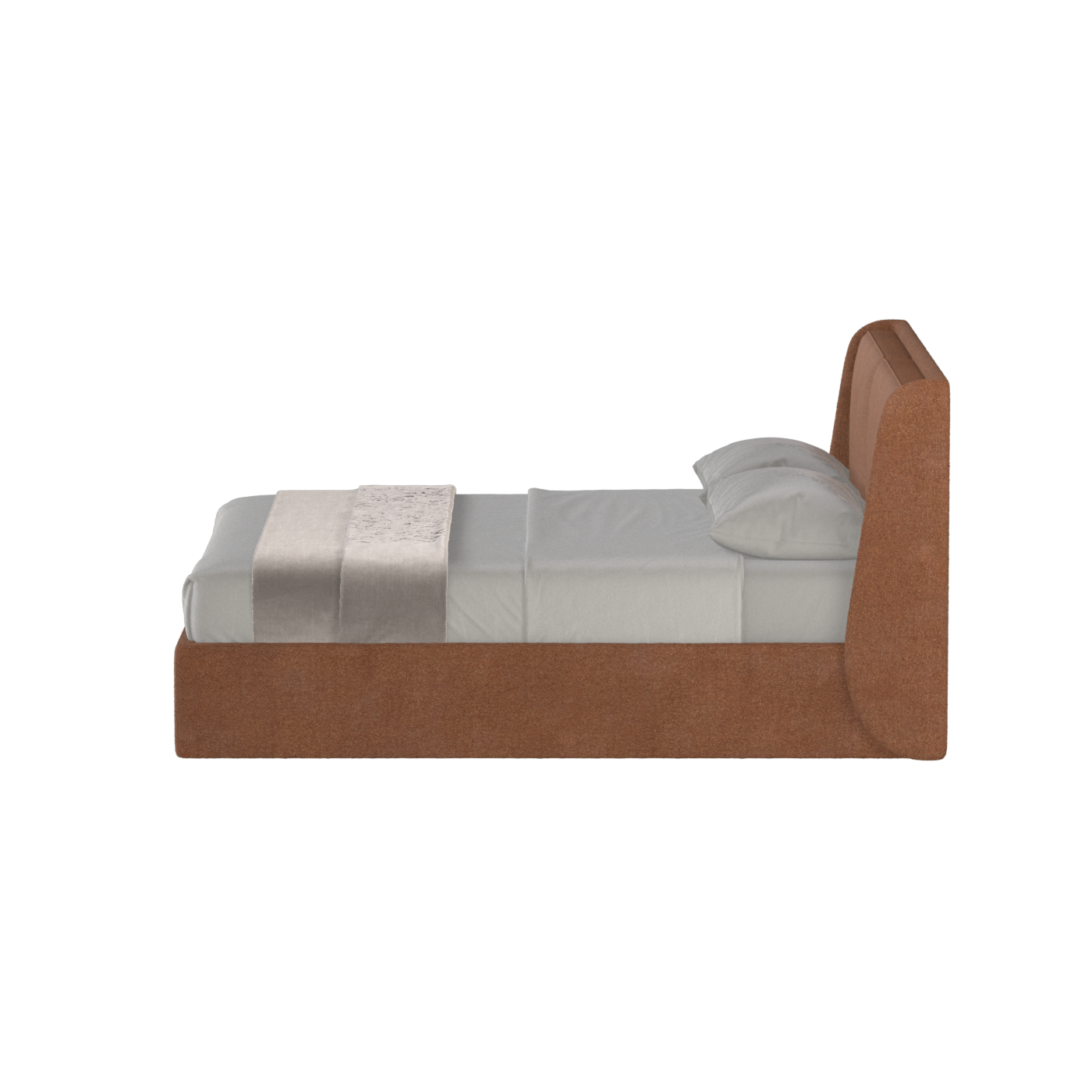 Ruby Upholstered Double Bed in Premium Fabric
