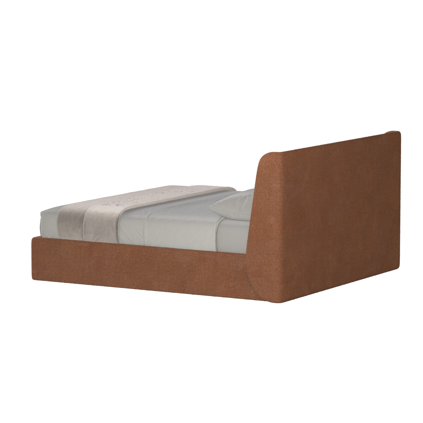 Ruby Upholstered Double Bed in Premium Fabric