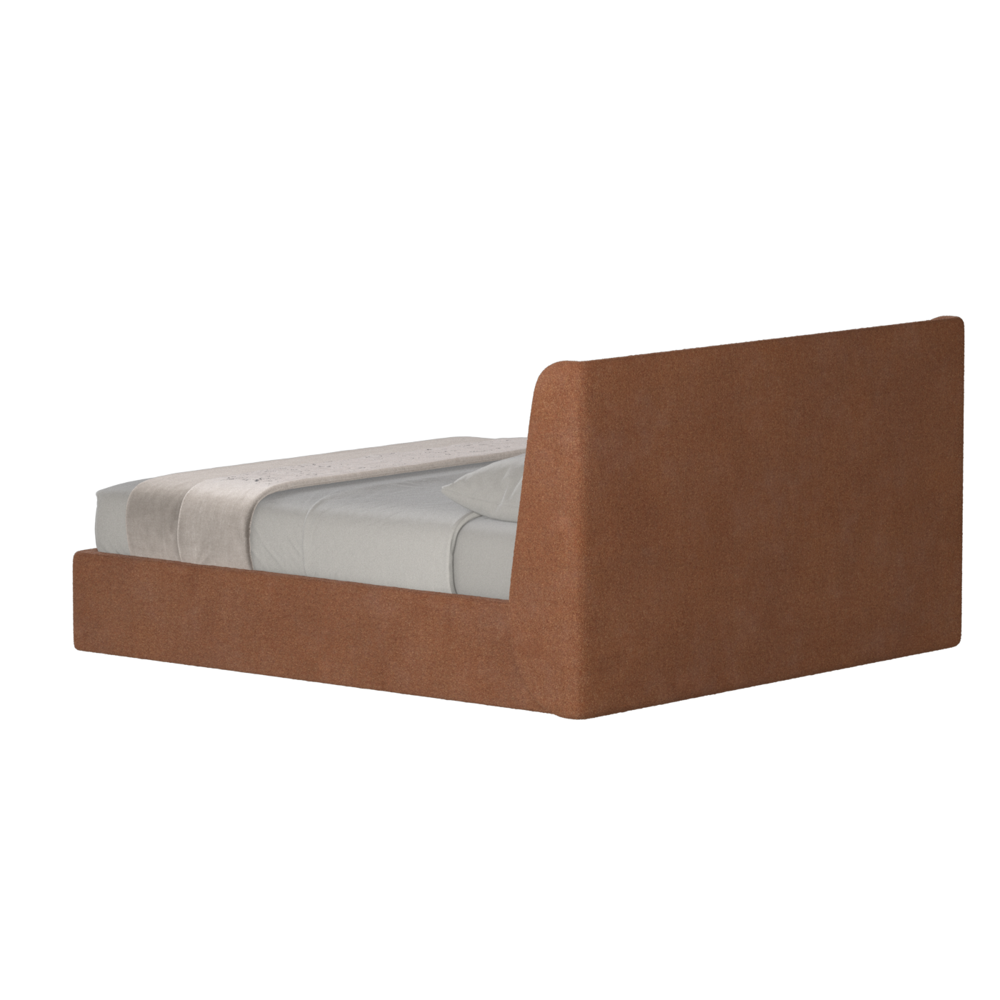 Ruby Upholstered Double Bed in Premium Fabric
