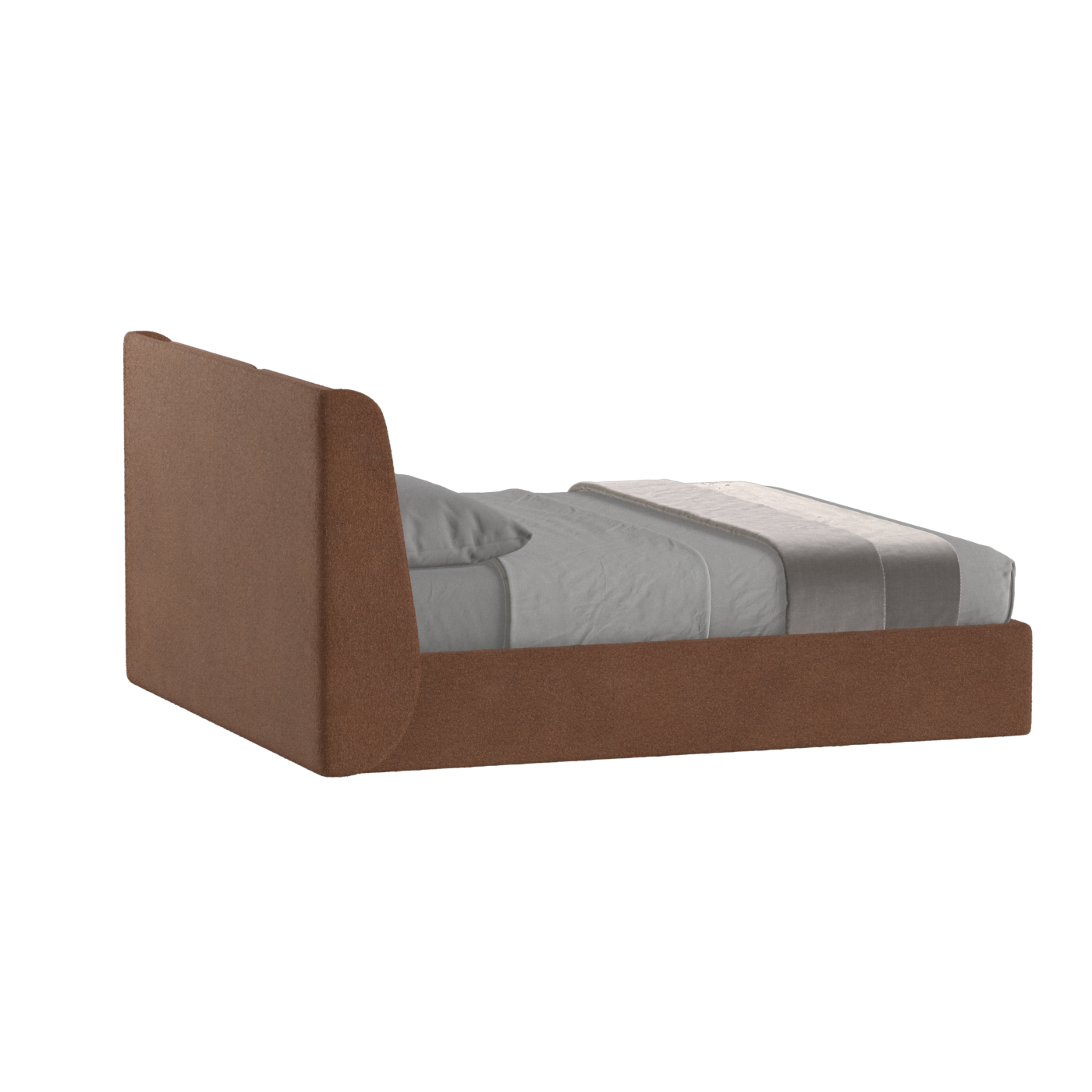 Ruby Upholstered Double Bed in Premium Fabric