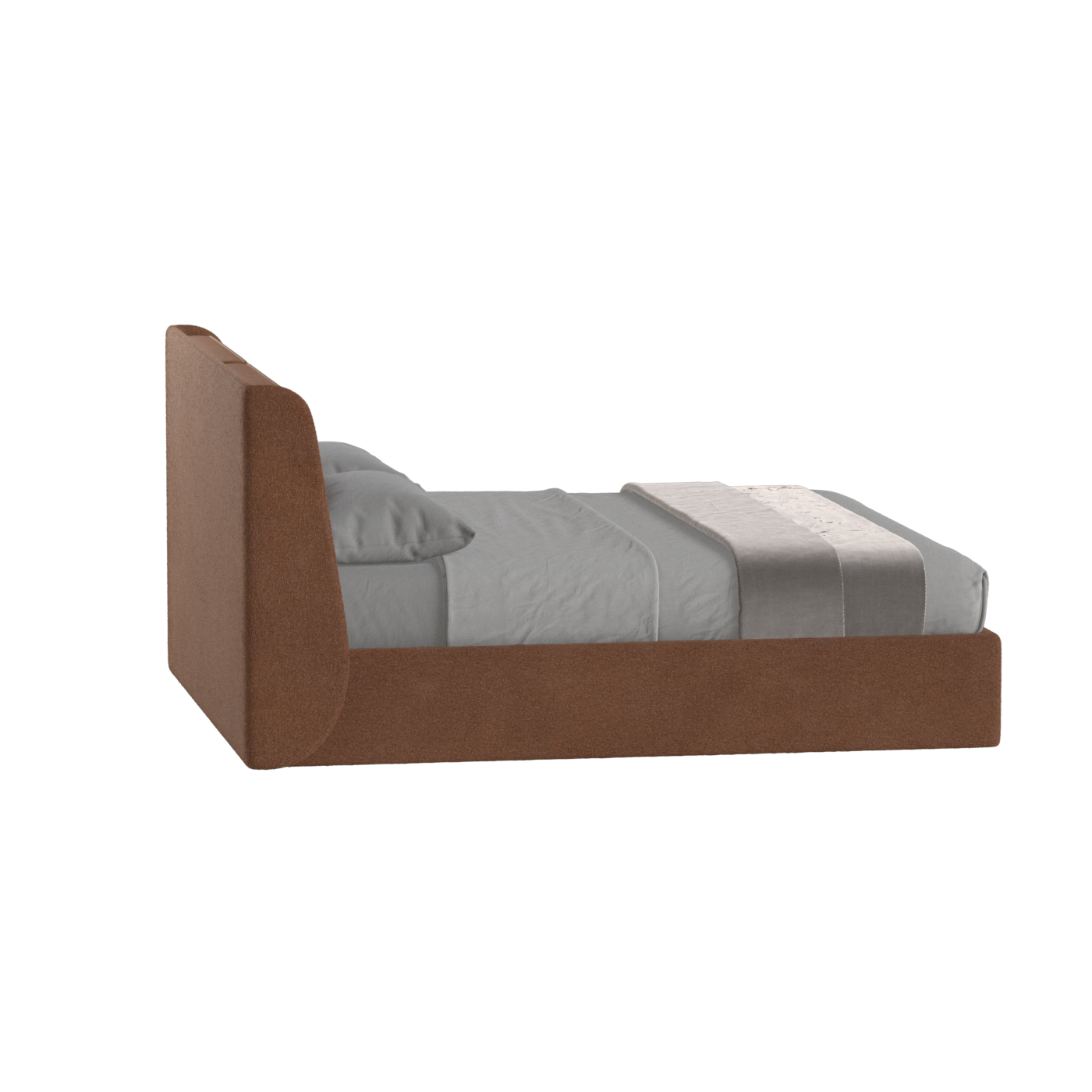 Ruby Upholstered Double Bed in Premium Fabric