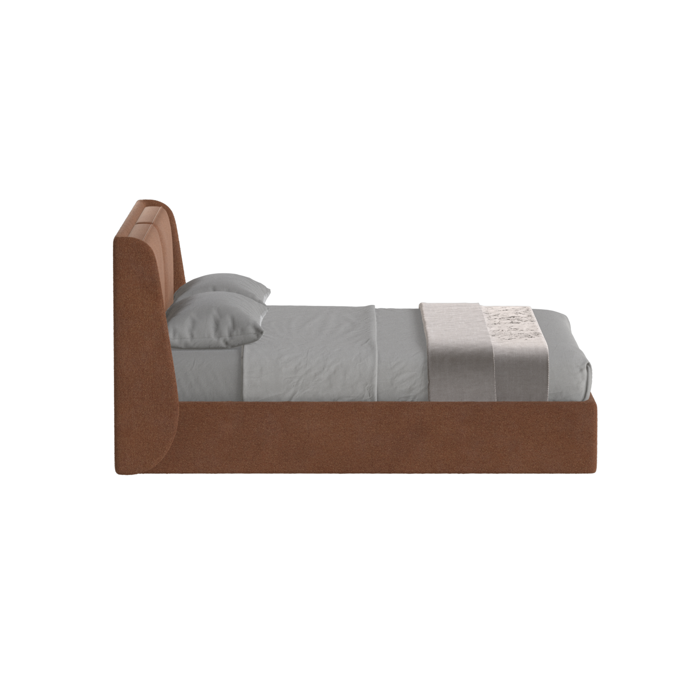 Ruby Upholstered Double Bed in Premium Fabric
