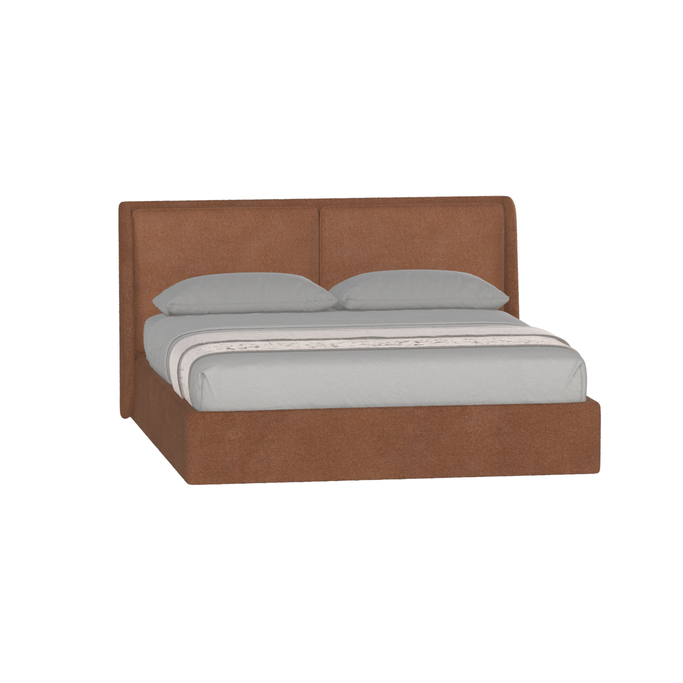 Ruby Upholstered Double Bed in Premium Fabric
