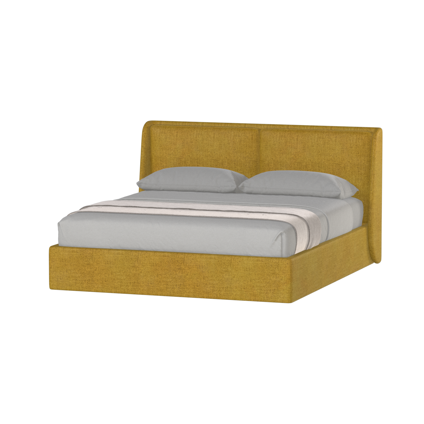 Ruby Upholstered Double Bed in Premium Fabric