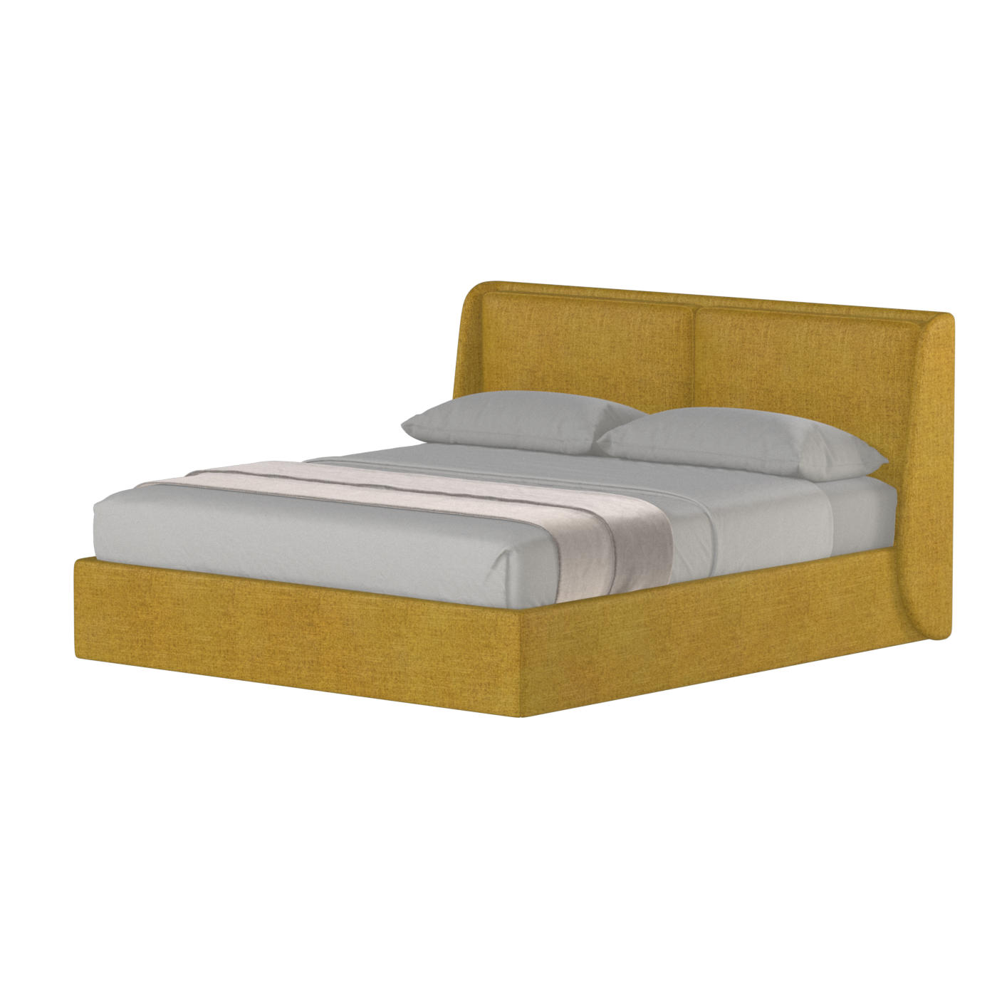 Ruby Upholstered Double Bed in Premium Fabric