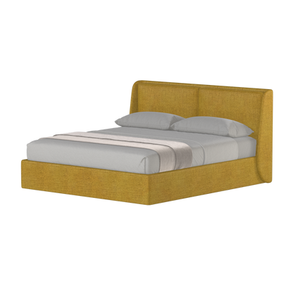 Ruby Upholstered Double Bed in Premium Fabric