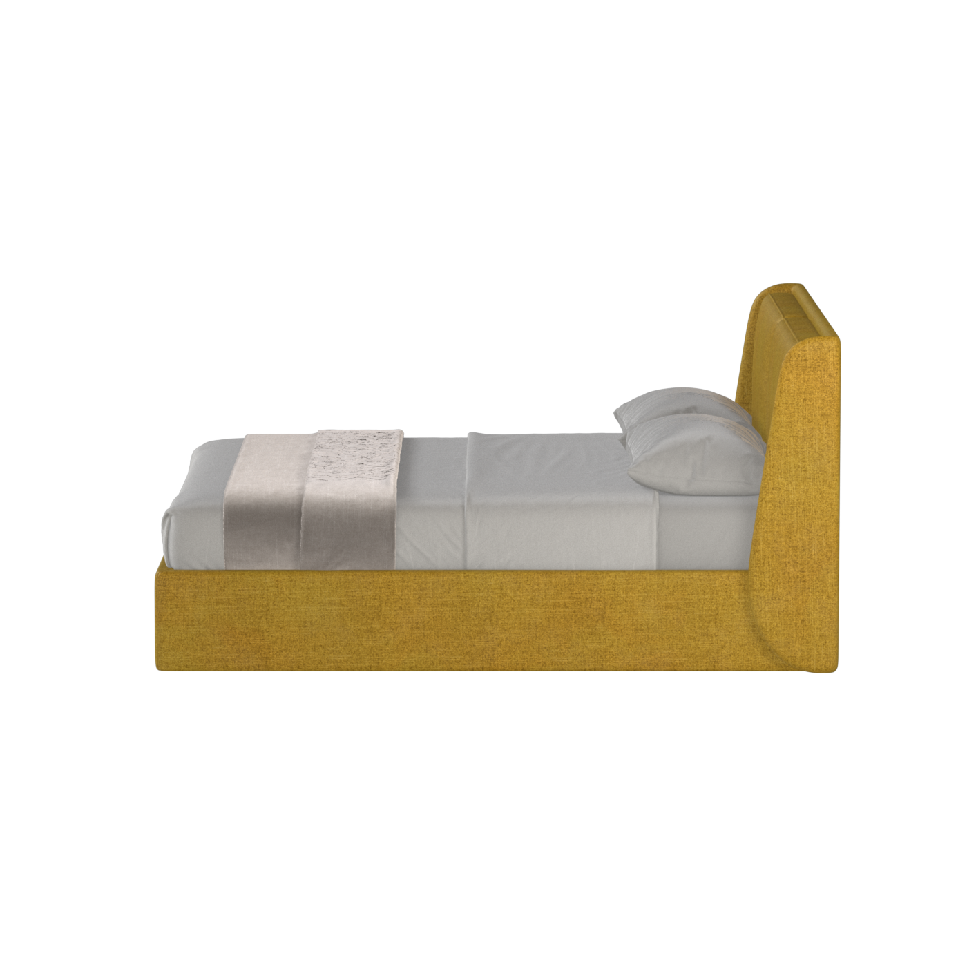 Ruby Upholstered Double Bed in Premium Fabric