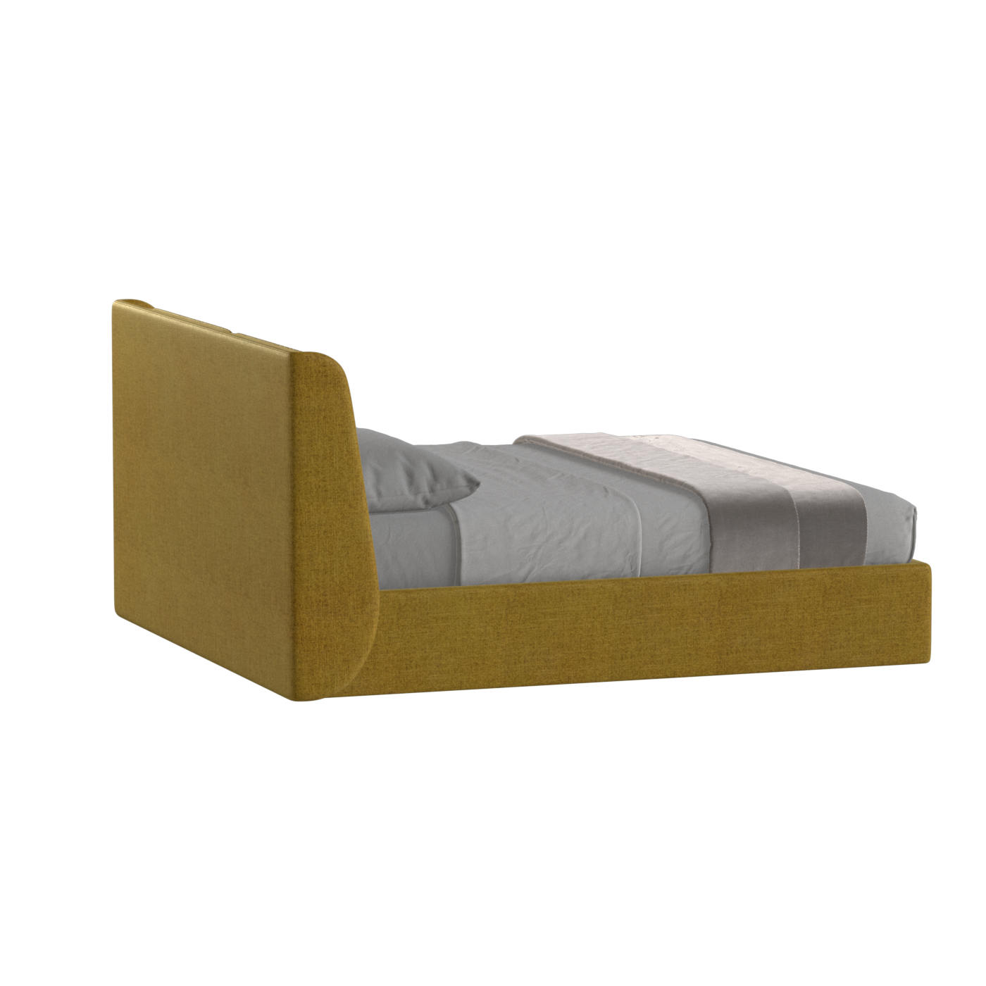 Ruby Upholstered Double Bed in Premium Fabric