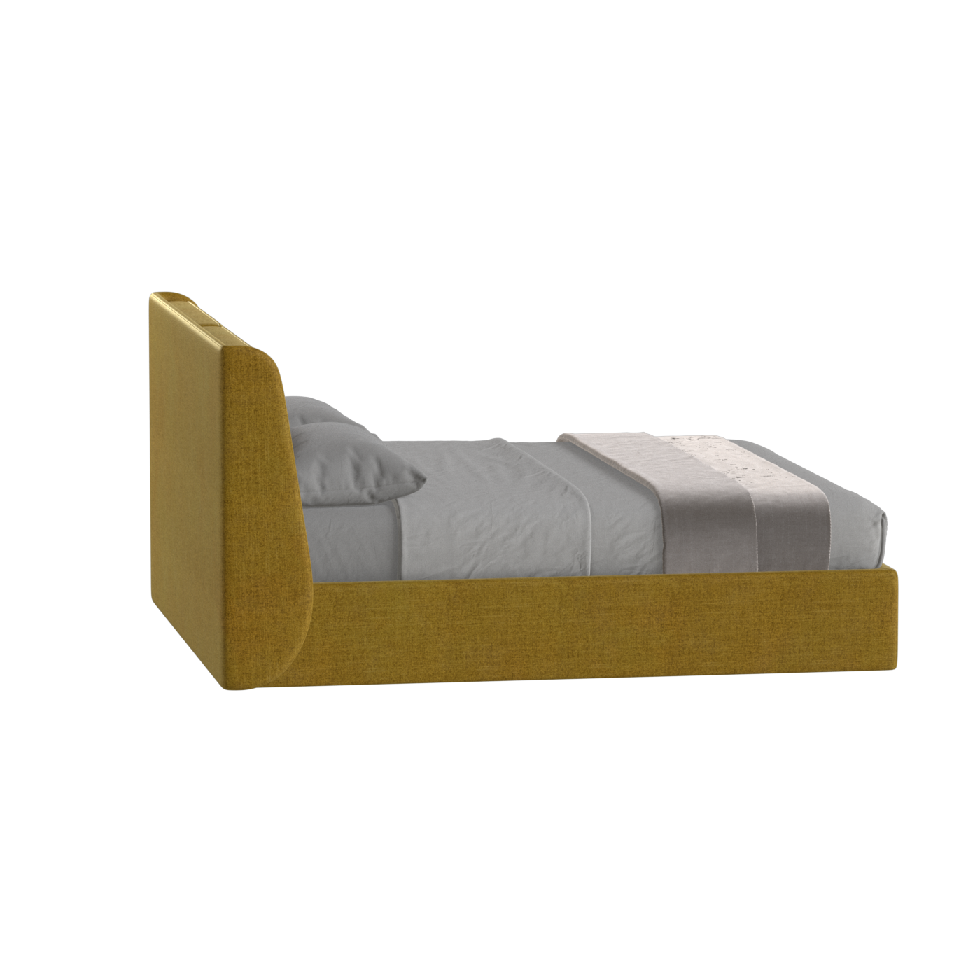 Ruby Upholstered Double Bed in Premium Fabric