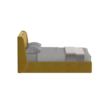 Ruby Upholstered Double Bed in Premium Fabric