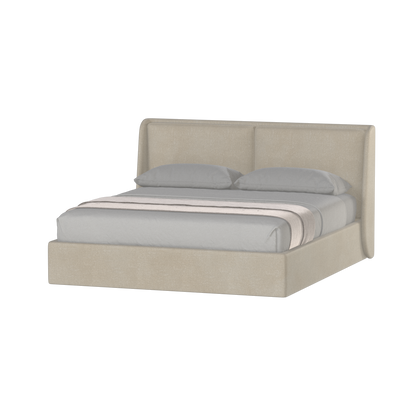 Ruby Upholstered Double Bed in Premium Fabric