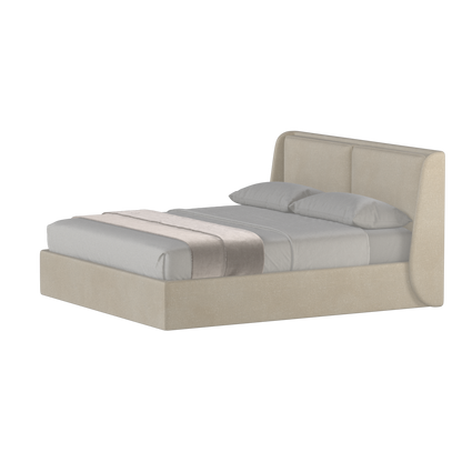 Ruby Upholstered Double Bed in Premium Fabric