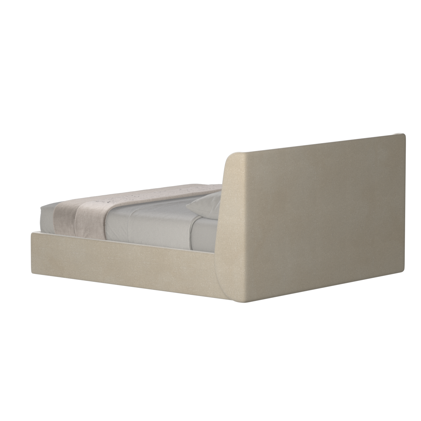 Ruby Upholstered Double Bed in Premium Fabric