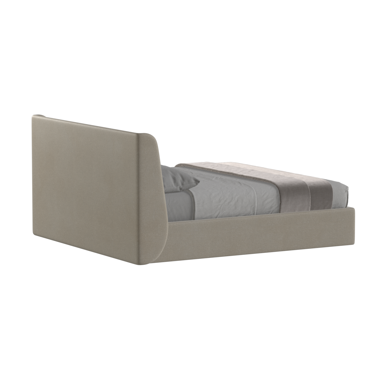 Ruby Upholstered Double Bed in Premium Fabric