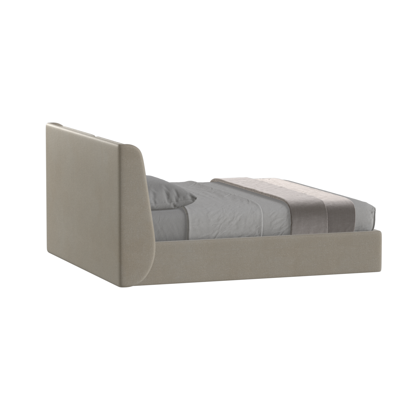 Ruby Upholstered Double Bed in Premium Fabric