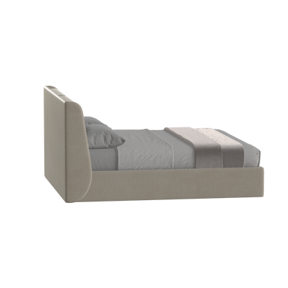 Ruby Upholstered Double Bed in Premium Fabric