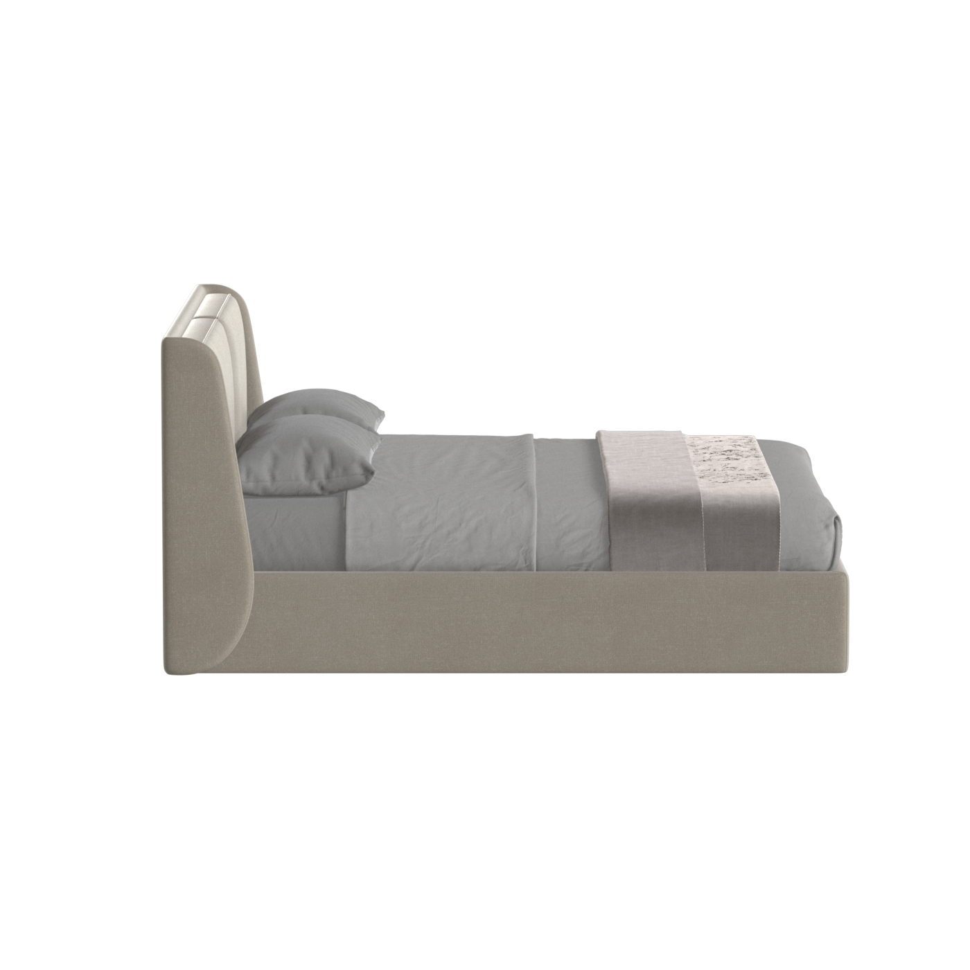 Ruby Upholstered Double Bed in Premium Fabric
