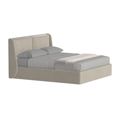 Ruby Upholstered Double Bed in Premium Fabric