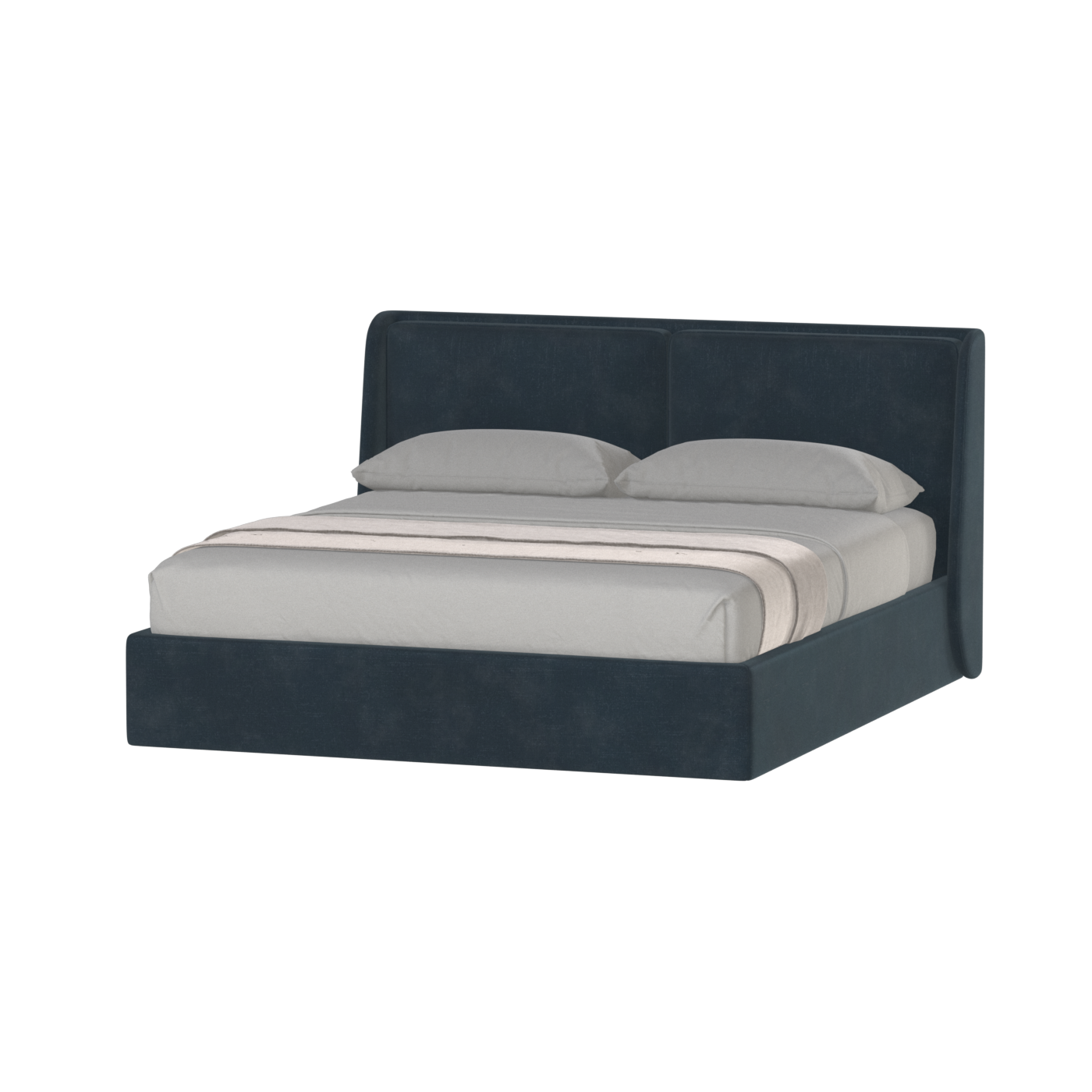 Ruby Upholstered Double Bed in Premium Fabric