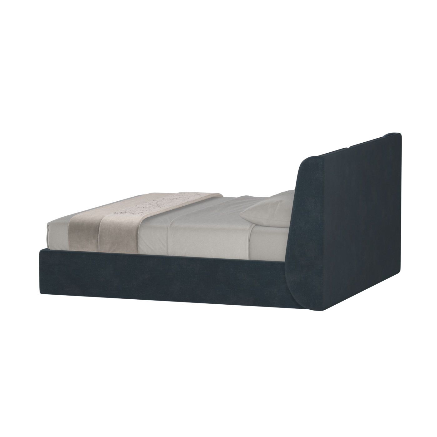 Ruby Upholstered Double Bed in Premium Fabric