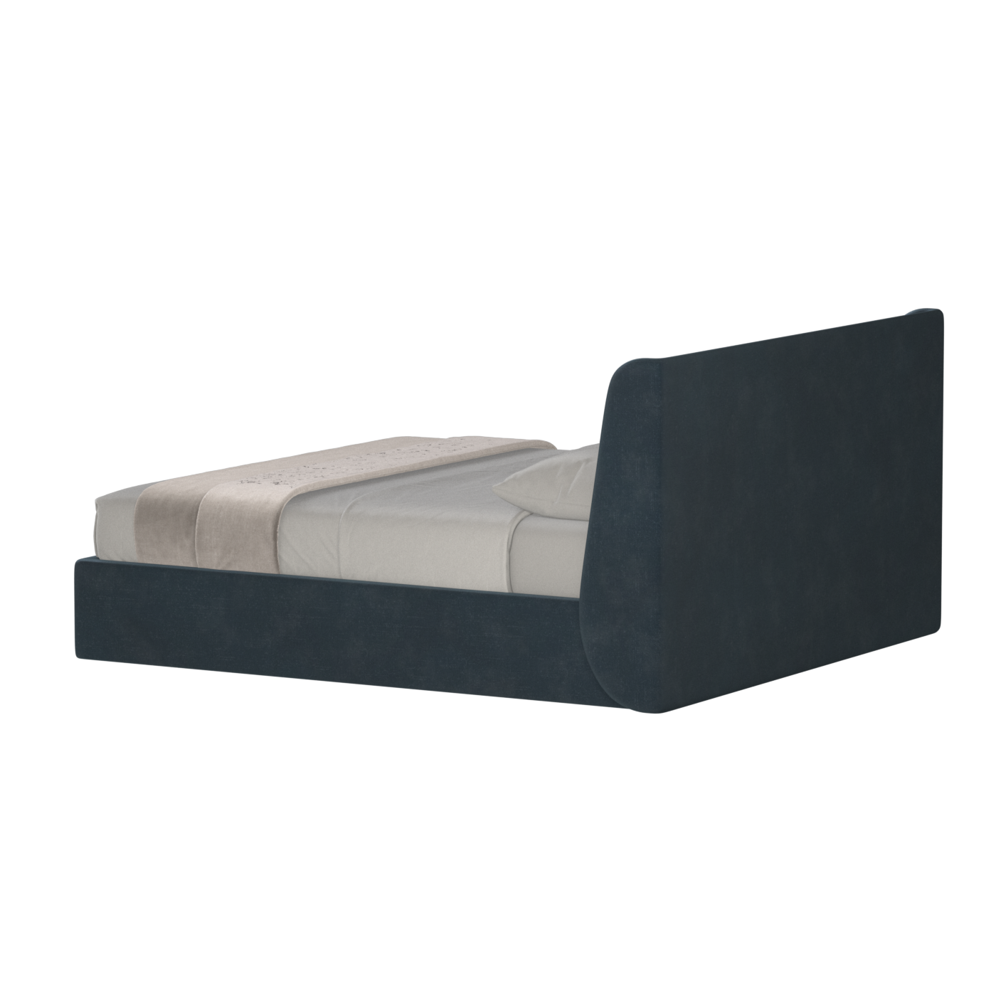 Ruby Upholstered Double Bed in Premium Fabric