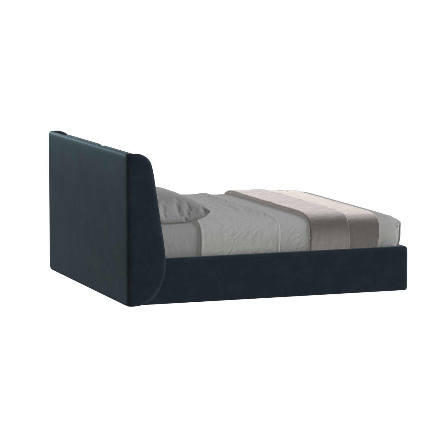 Ruby Upholstered Double Bed in Premium Fabric