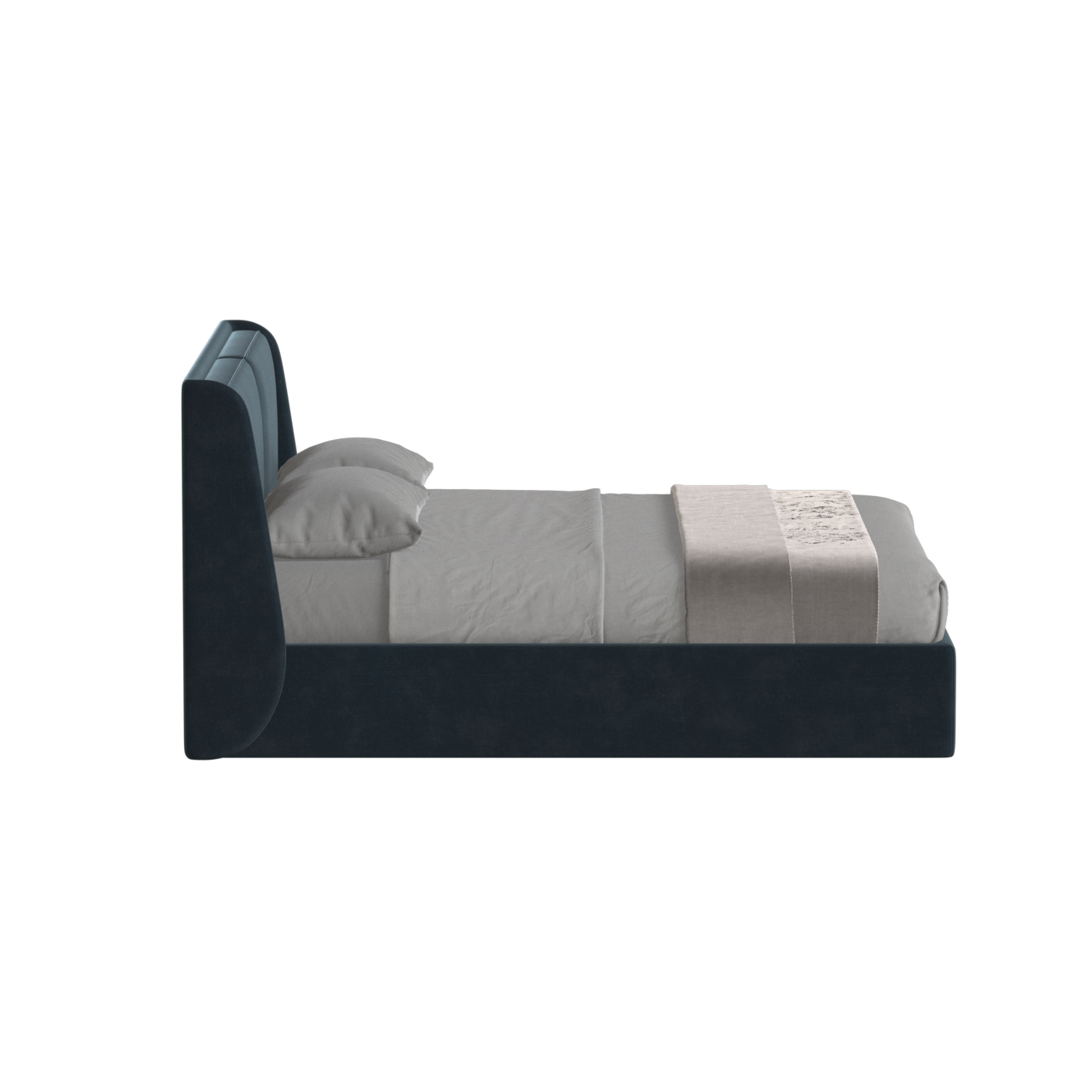 Ruby Upholstered Double Bed in Premium Fabric