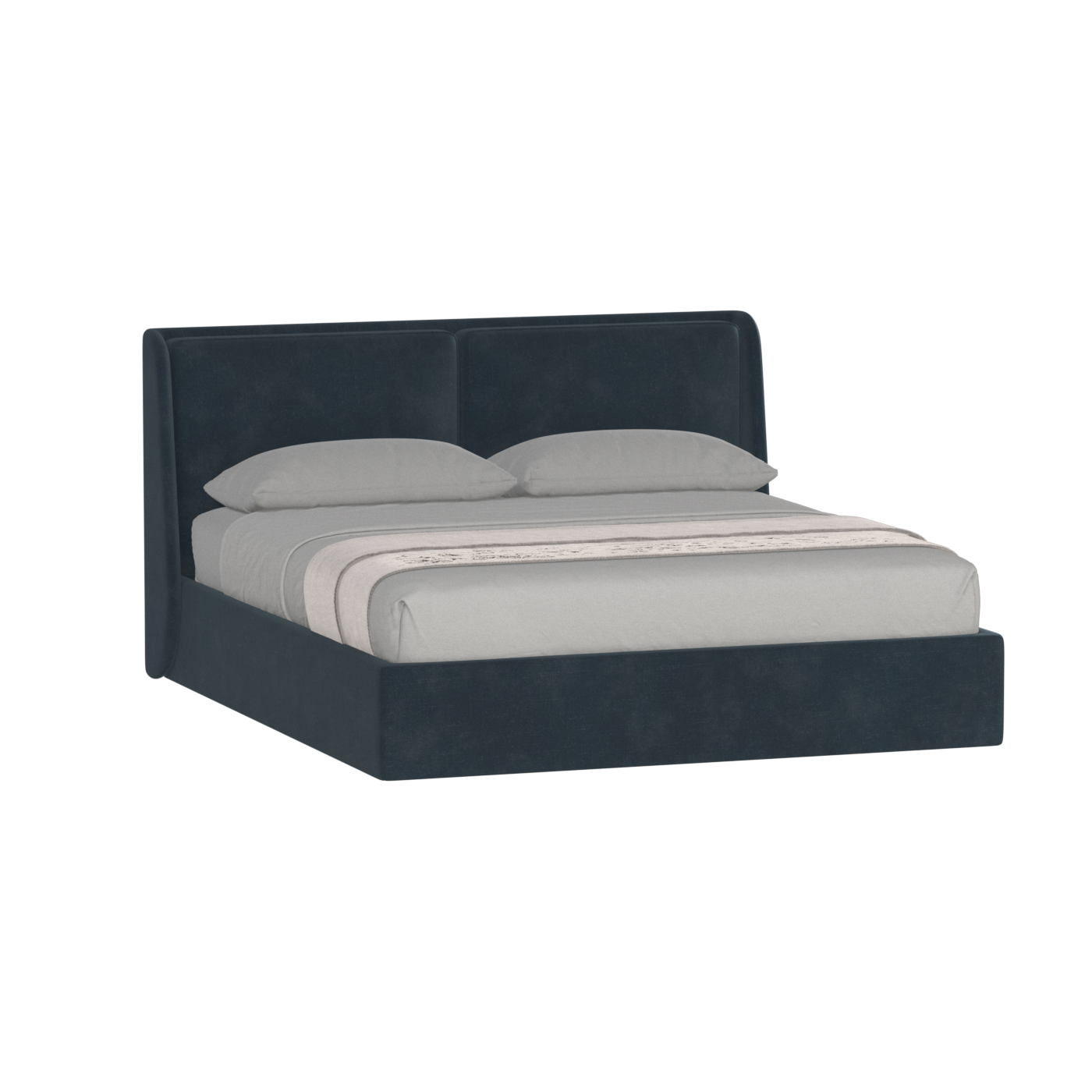 Ruby Upholstered Double Bed in Premium Fabric