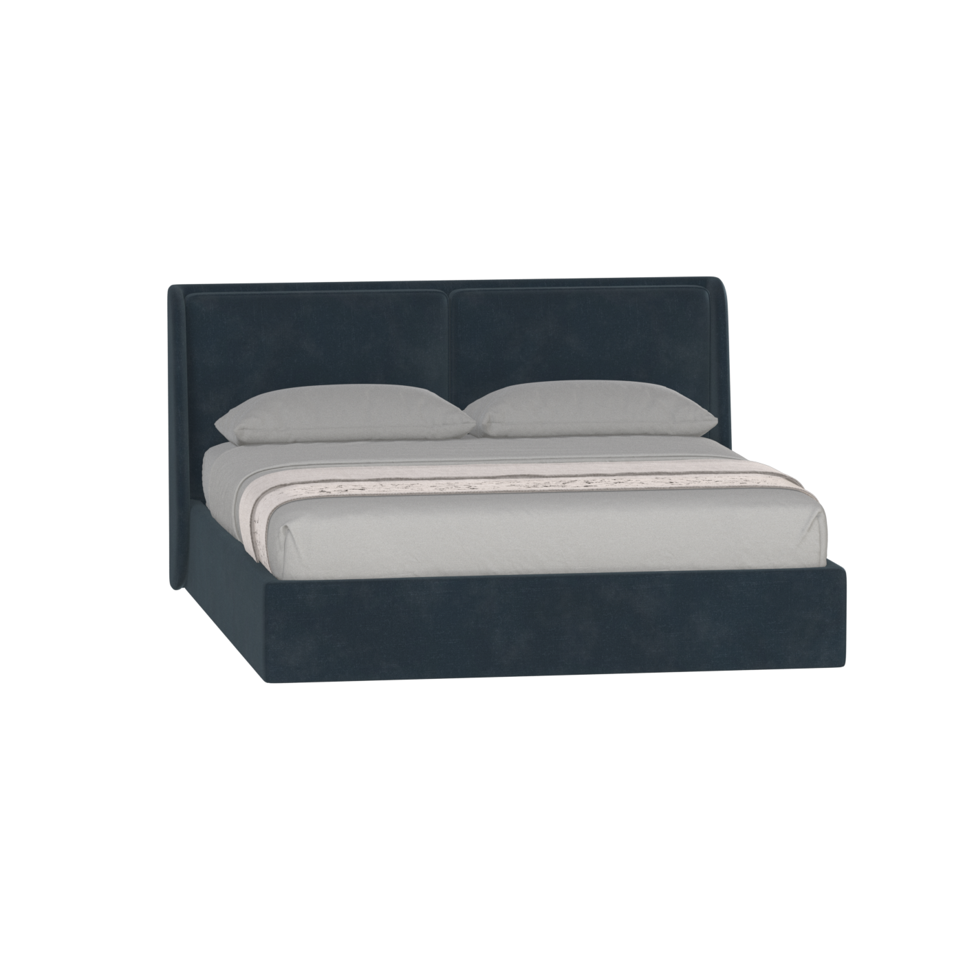 Ruby Upholstered Double Bed in Premium Fabric
